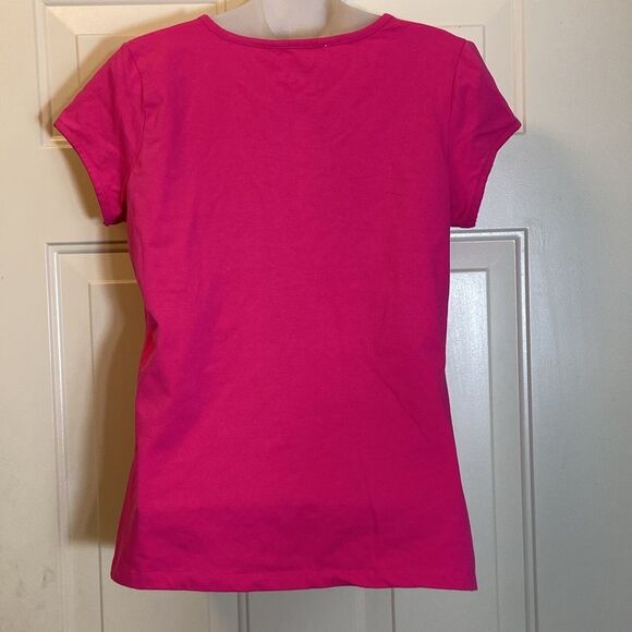 K Jordan Pink Fitted Blouse Women’s Size M - Picture 3 of 6